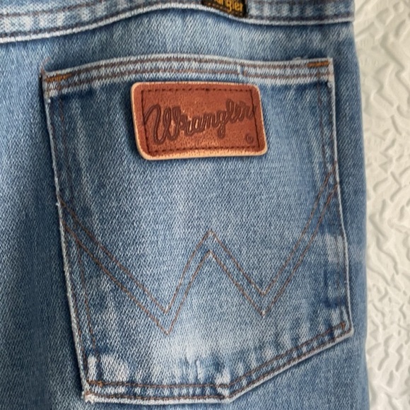 Wrangler Blue Bootcut Jeans Premium Denim vintage - Picture 6 of 7
